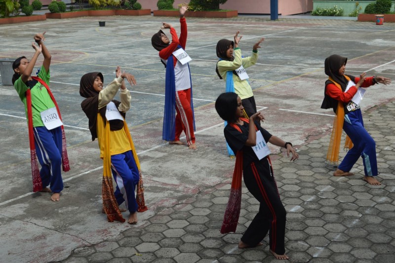 Kontingen Budaya Kwarcab Banyumas yang akan berangkat ke Riau
