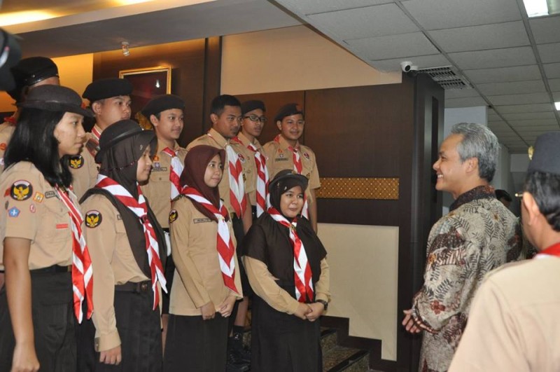 Gubernur Lepas Kontingen Jambore Dunia Ke 23