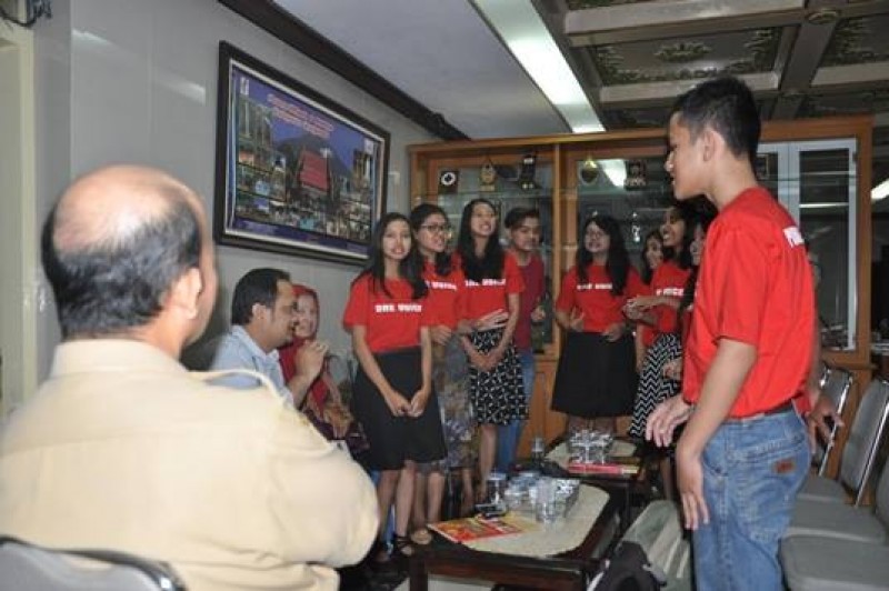 One Voice saat audisi di depan Bupati Banyumas(Foto : Parsito)