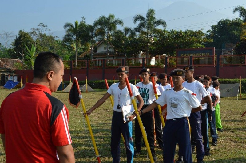 Latihan Akhir Peserta Jambore daerah 2015