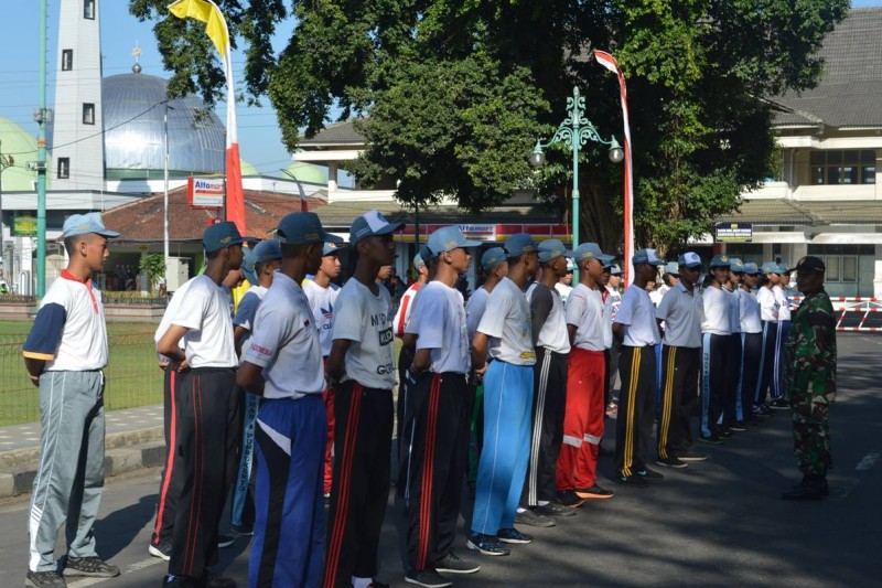 Mulai Latihan,35 Pelajar Paskibra Banyumas