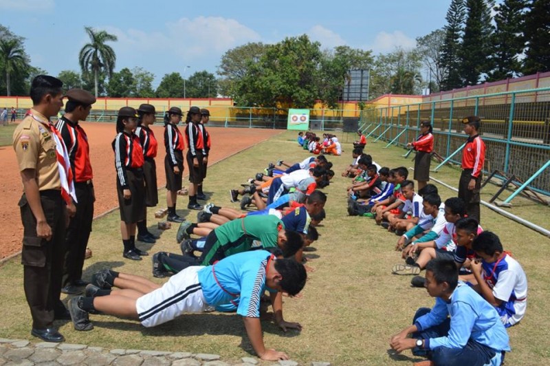 Gemblengan fisik,salah satu seleksi PTM