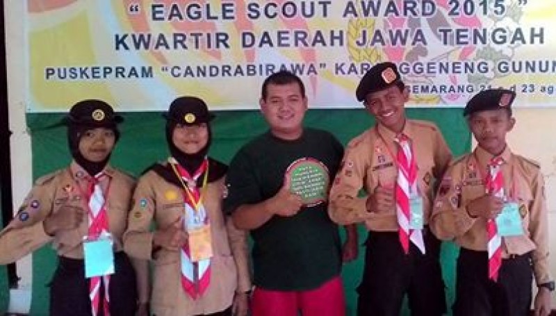 Tiga Pramuka Banyumas Raih "Eagle Scout Award"