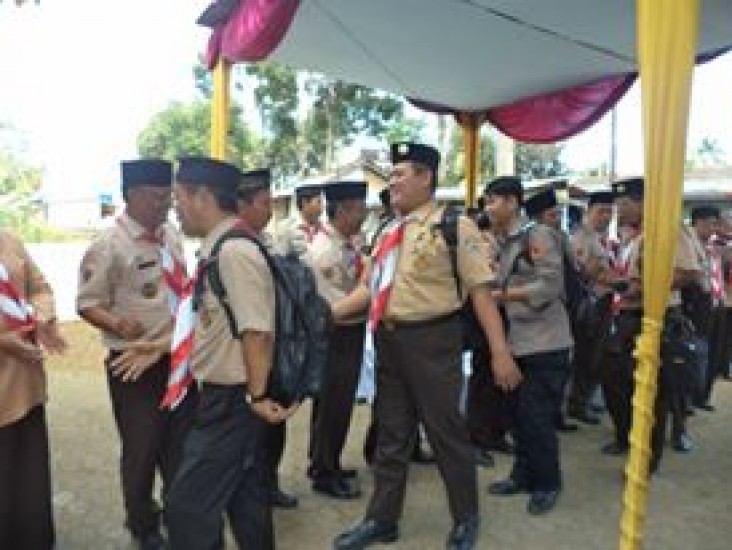 Kwarran  Cilongok Dikunjungi Team Penilai Kwarcab Banyumas