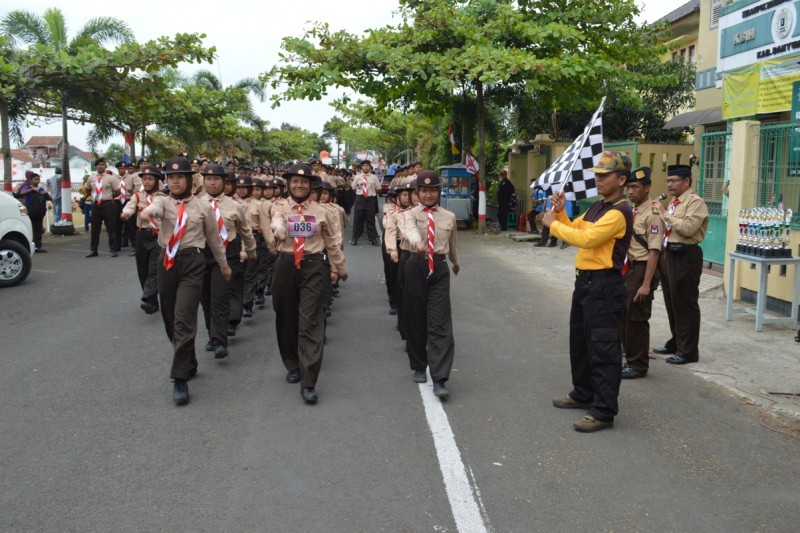 Lomba Gerak Jalan Pramuka Banyumas