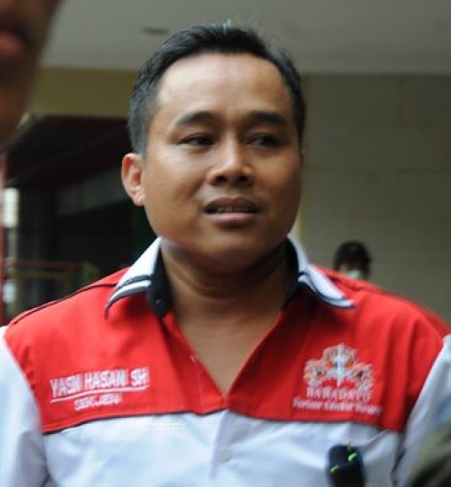 Kuasa hukumnya FORWAN,Yasin Hasan, SH ( Foto  Yul Adriansyah)