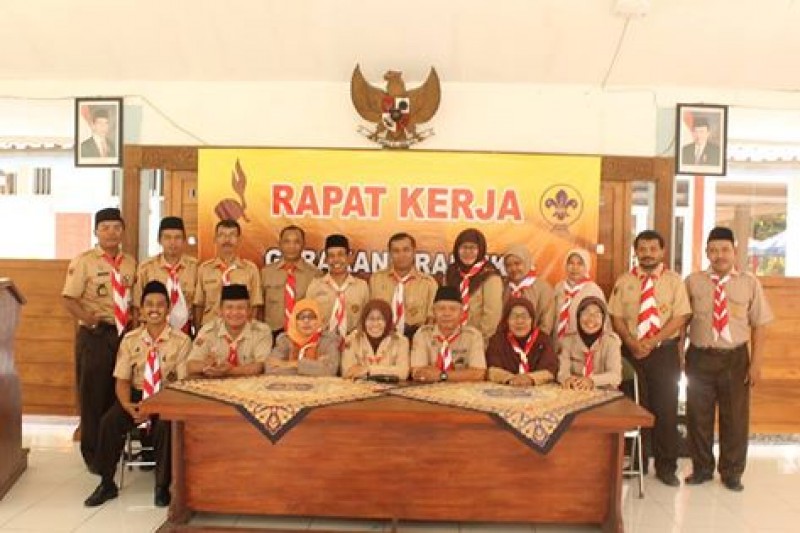 Pramuka  Karanglewas Adakan Raker