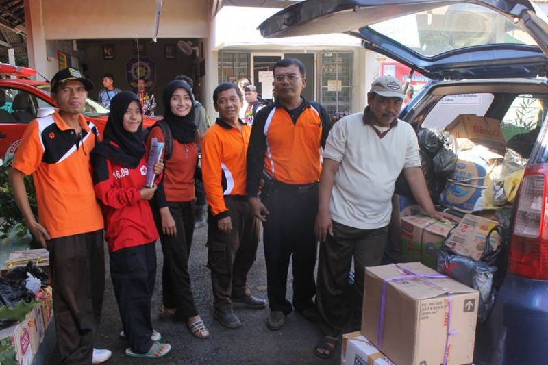 Pramuka Peduli Karanglewas Bantu Korban Banjir
