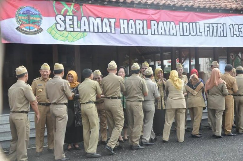 Hebat, Karyawan Pemkab  Banyumas Disiplin