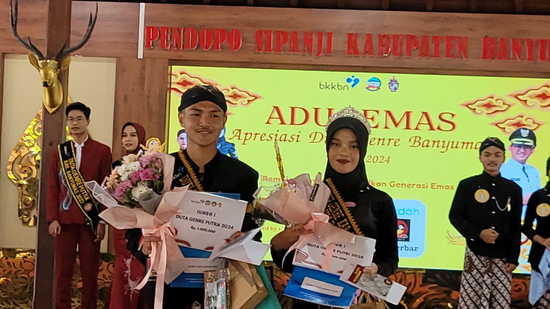Rapid dan Ayu Juara Duta Genre Banyumas 2024