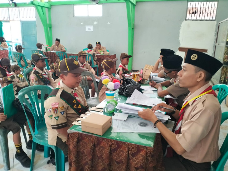 Kwartir Ranting Banyumas Gelar Ujian Pramuka Garuda