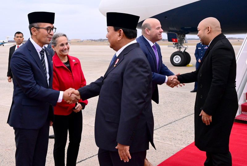 Dari Beijing, Presiden Prabowo Subianto Tiba di Washington DC (Foto Setpres)