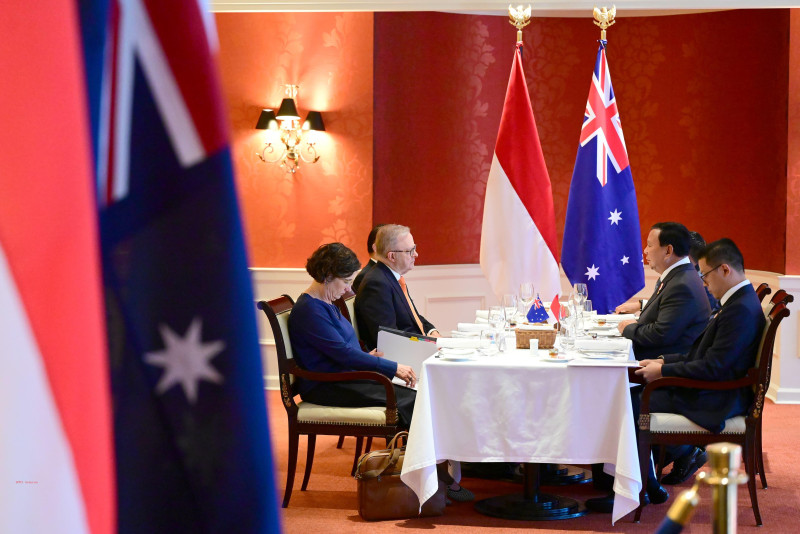 Presiden Prabowo Santap Pagi Bersama PM Albanese di Peru ((Foto Setpres)