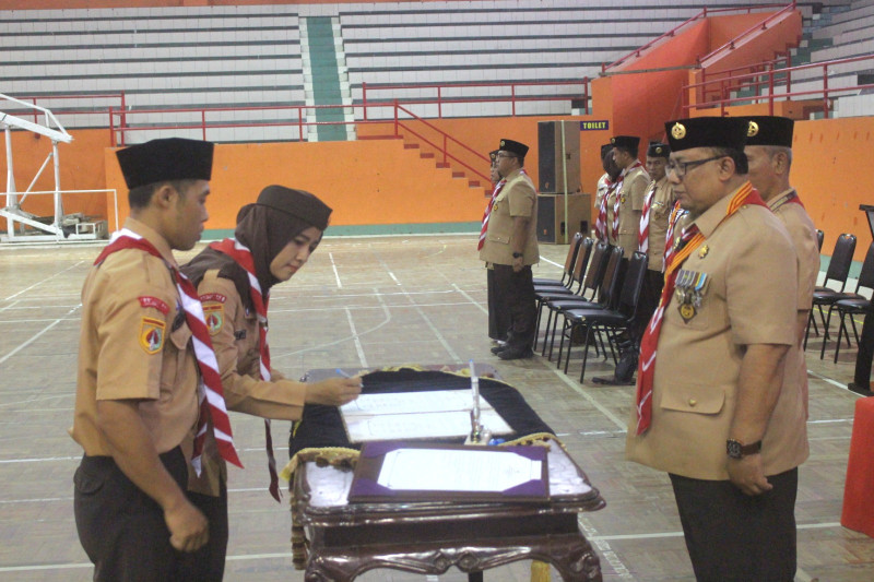 Kukuhkan 902 Pembina Pramuka, Sekda Banyumas Minta Pembina Semakin Berinovasi