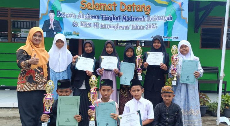 MI Ma'arif NU 01 Pangebatan Raih Banyak  Prestasi di Aksioma 2025