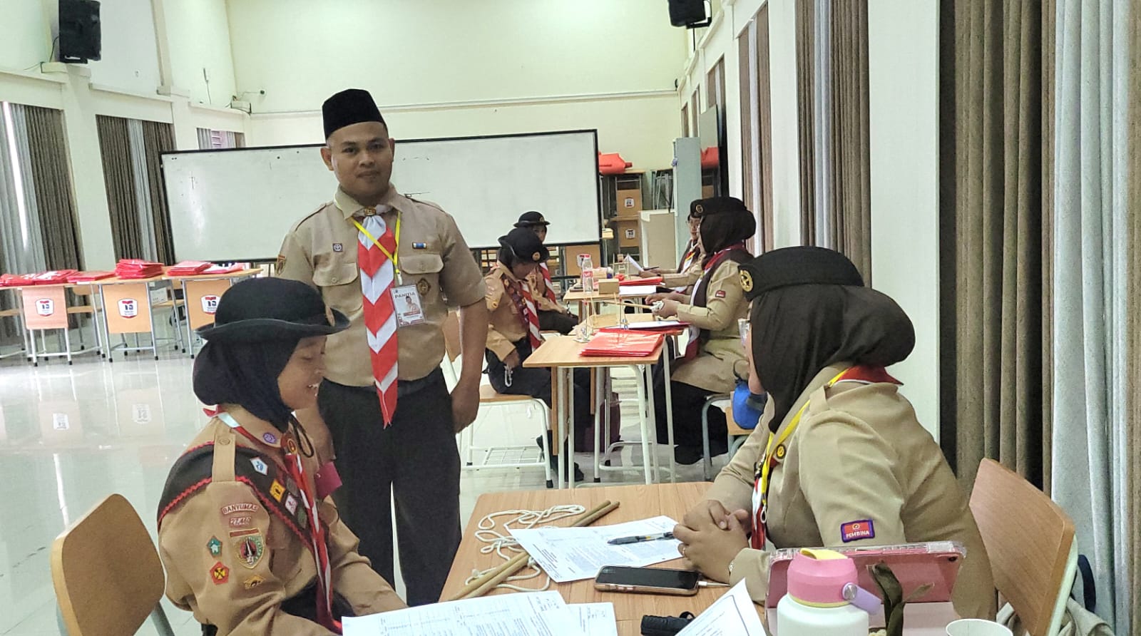 Ratusan Pramuka Kwarran Purwokerto Selatan Ikuti Ujian Pramuka Garuda