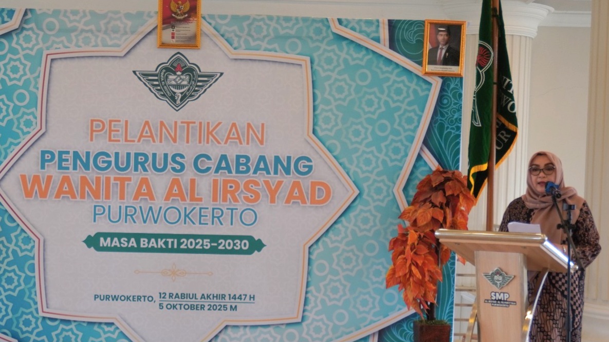 Wabup Lintarti Hadiri Pelantikan Pengurus Cabang Wanita Al Irsyad Purwokerto