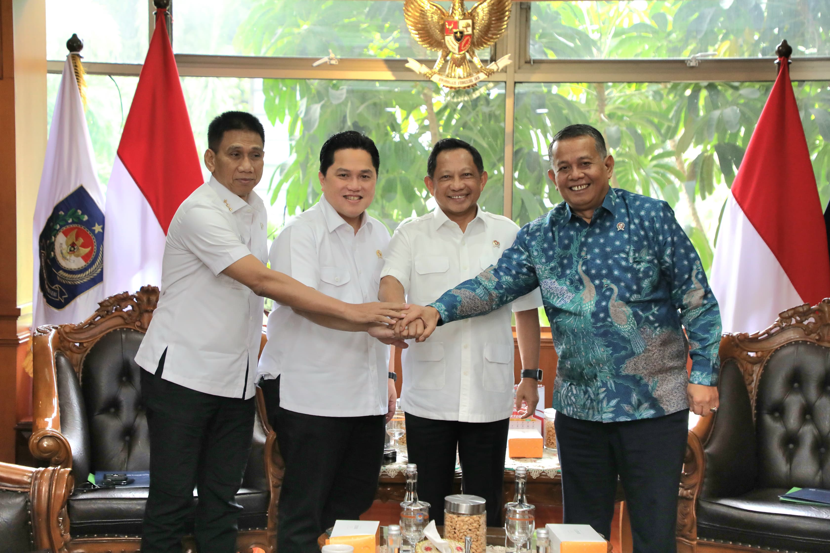 Mendagri Terima Kunjungan Menpora, Bahas Penguatan Industri Olahraga di Tanah Air