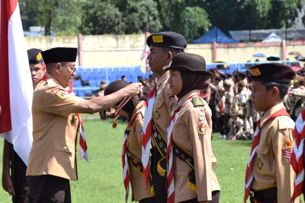 MURI Resmi Catat Pelantikan 13.149 Pramuka Garuda Banyumas Cinta Bangga Paham Rupiah Masuk Rekor Indonesia