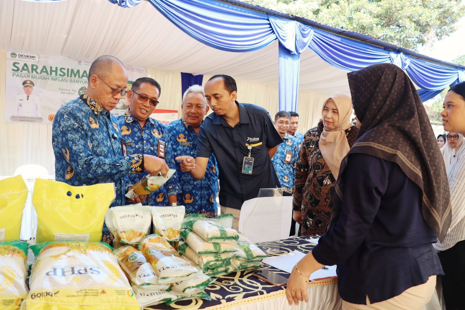 Bupati Banyumas Sadewo Gelar Sarasimas ke 10 Jaga Daya Beli dan Stabilitas Harga Jelang Lebaran 2026