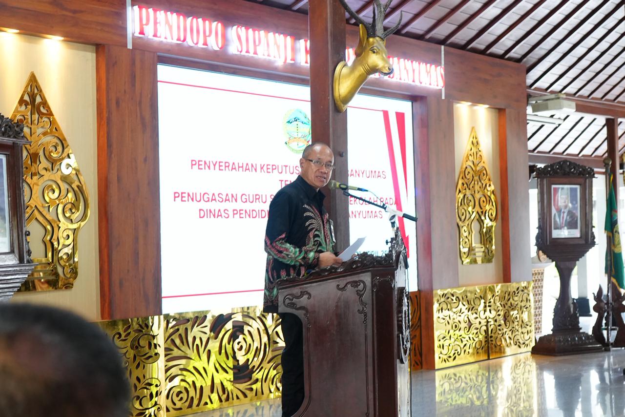 Bupati Banyumas Kukuhkan 146 Guru Sebagai Kepala Sekolah