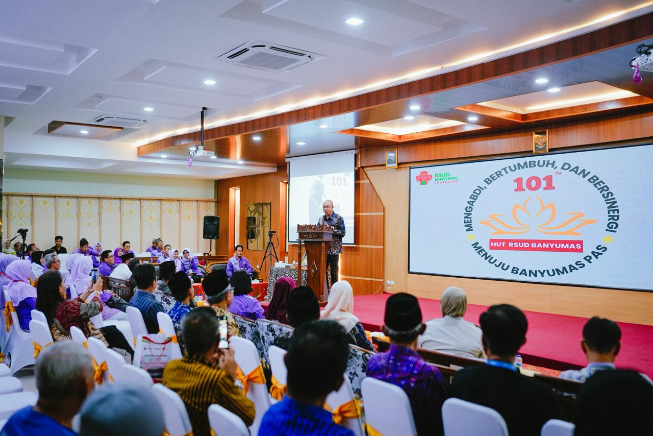 HUT RSUD Banyumas, Bupati Sadewo: Harus Unggul dalam Pelayanan dan Kuat dalam Tata Kelola