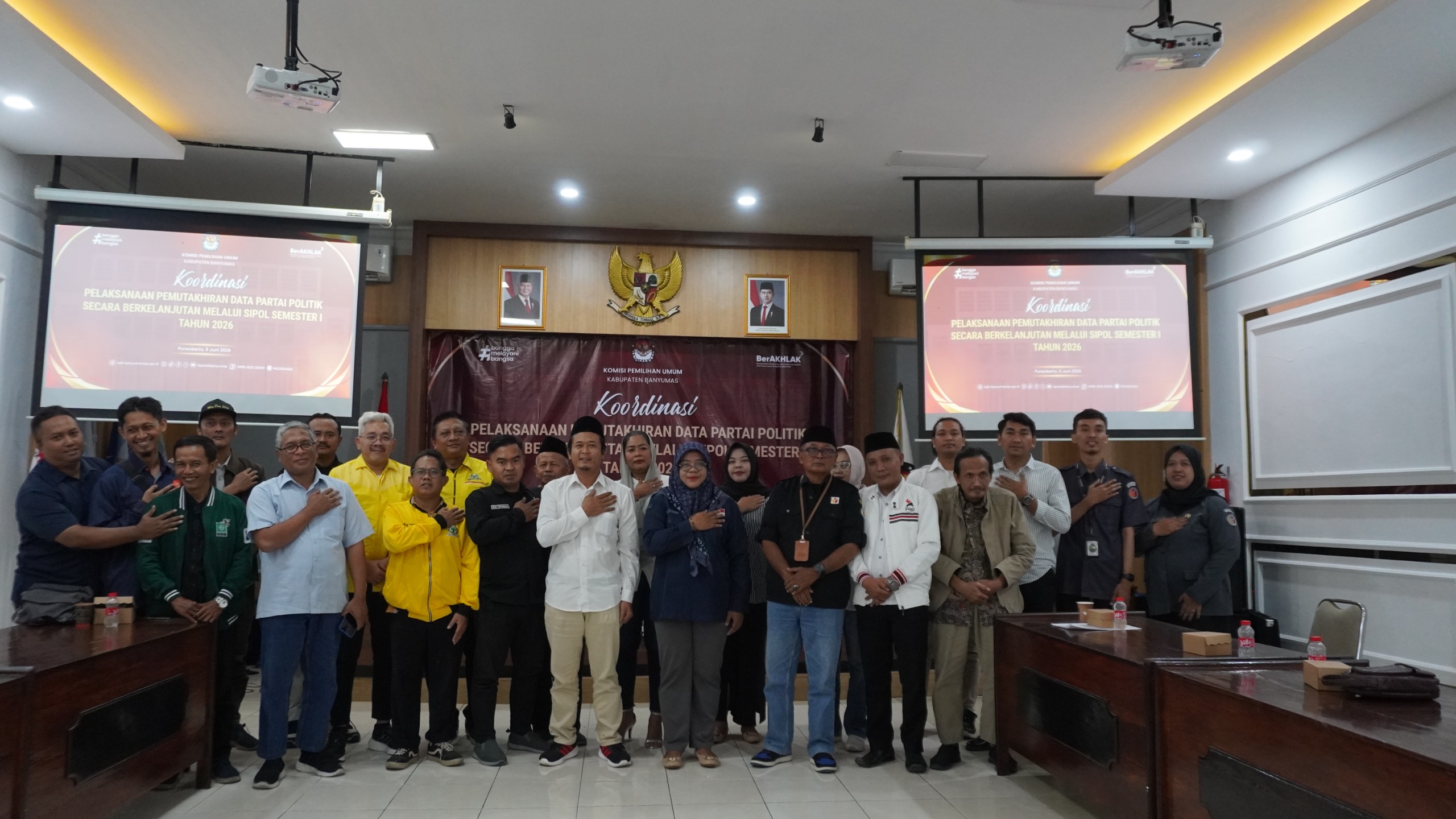 KPU Banyumas Dorong Transparansi dan Validitas Data Partai Politik Melalui Pemutakhiran Berkelanjutan