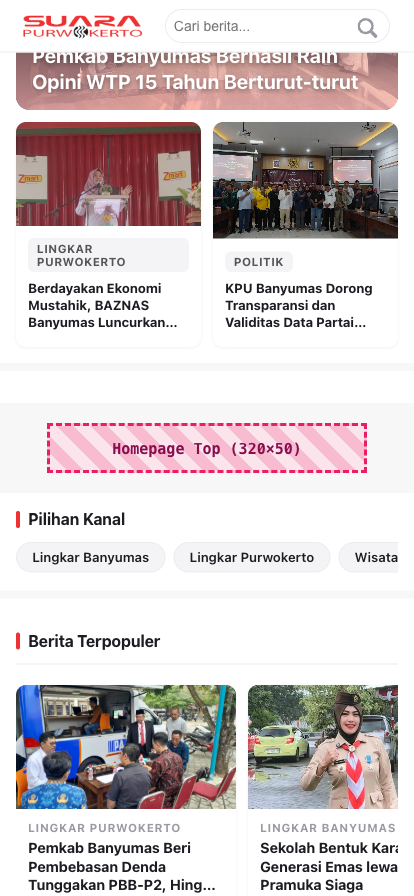 Homepage Top