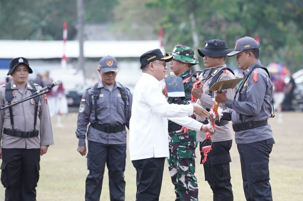 Bupati Banyumas Sadewo Buka TMMD Sengkuyung Tahap III di Desa Cirahab Lumbir