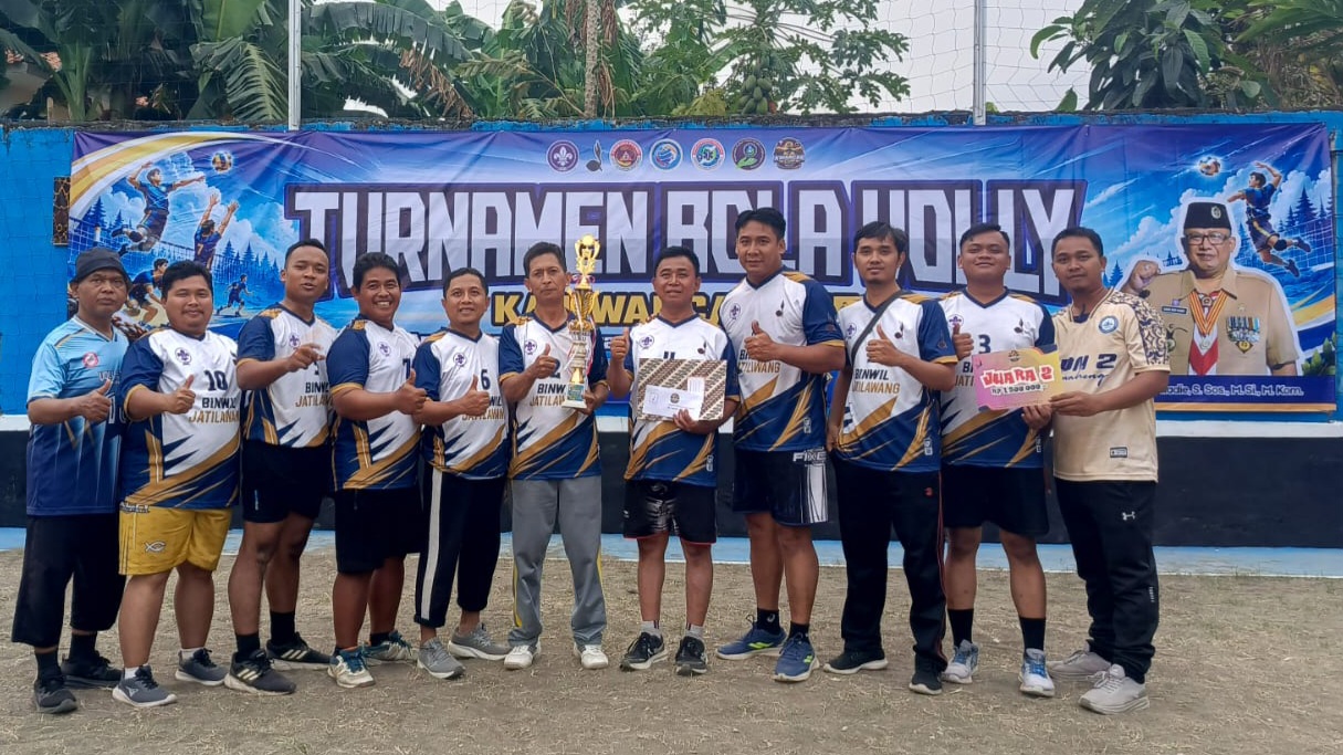 Kwarran Wangon Raih Juara II Bola Voli Ketua Kwarcab Banyumas Cup