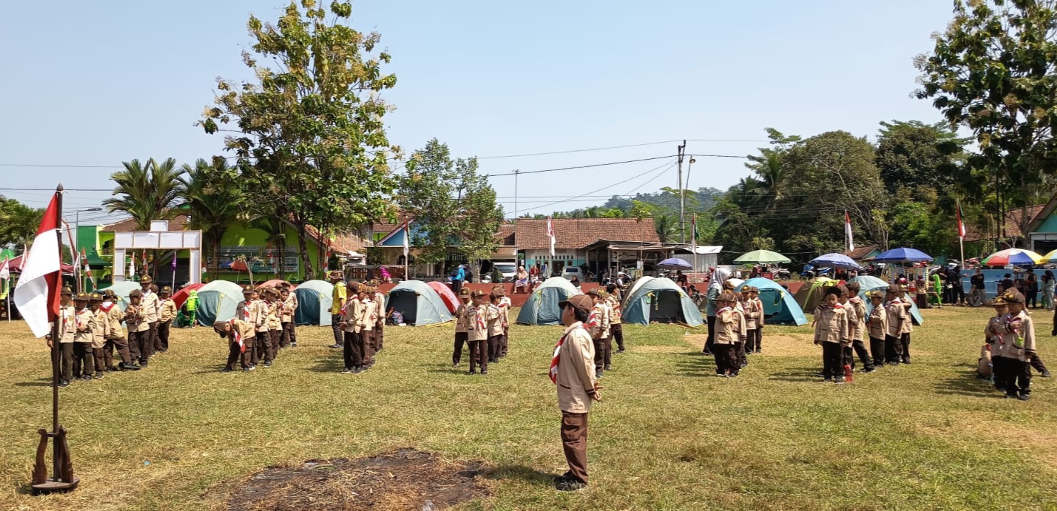 MI Ma'arif NU 1 Dawuhan Wetan Kedungbanteng Sambut Siaga Baru Melalui Persari Ceria