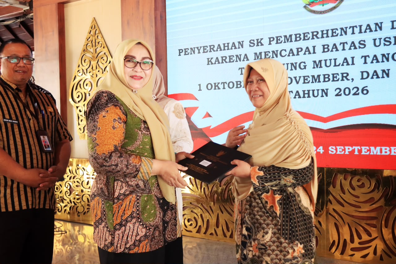 146 ASN Banyumas Terima SK Pensiun, Wabup Minta Tetap Berkontribusi untuk Daerah