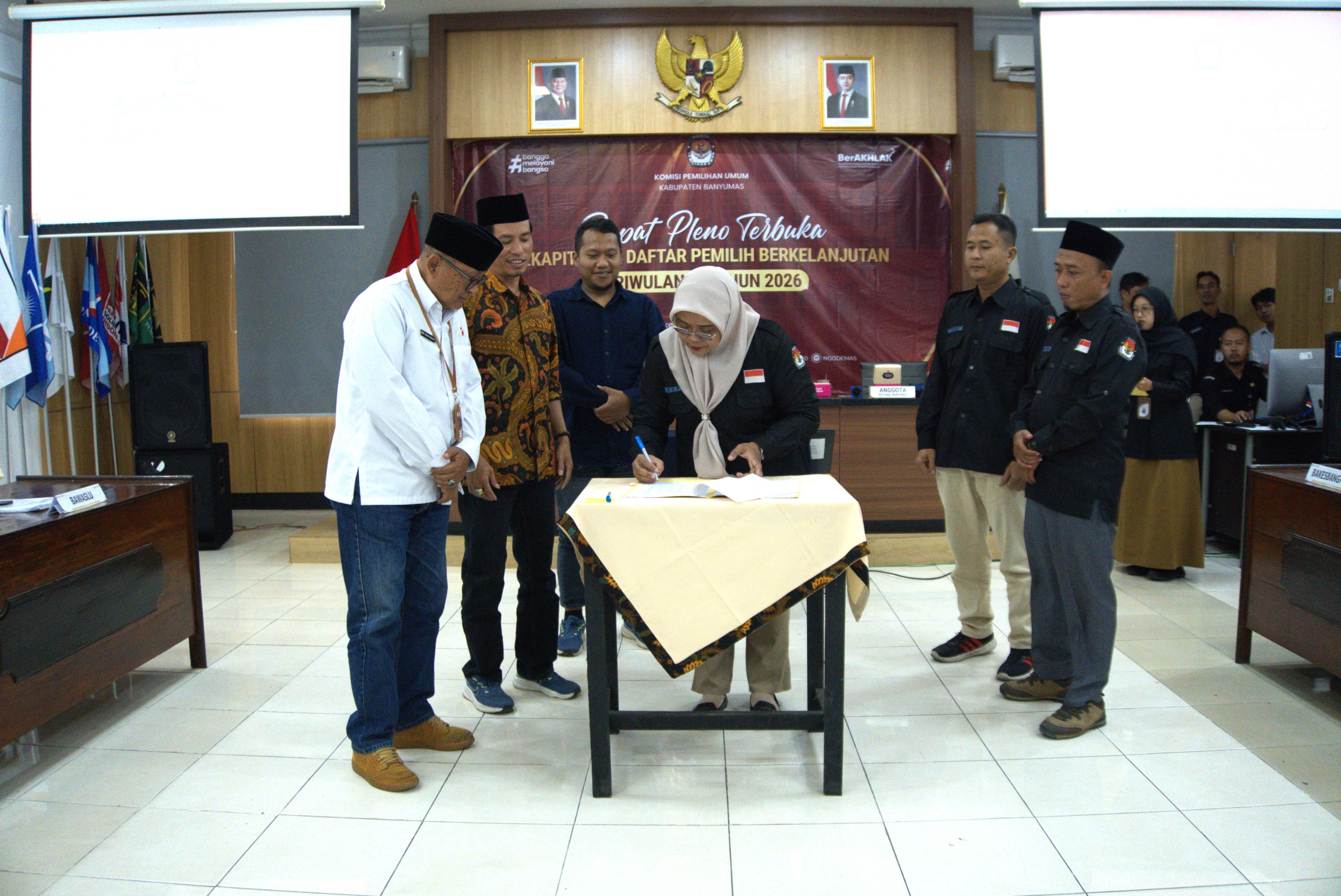 KPU Banyumas Tetapkan 1,43 Juta Pemilih pada Triwulan III 2026