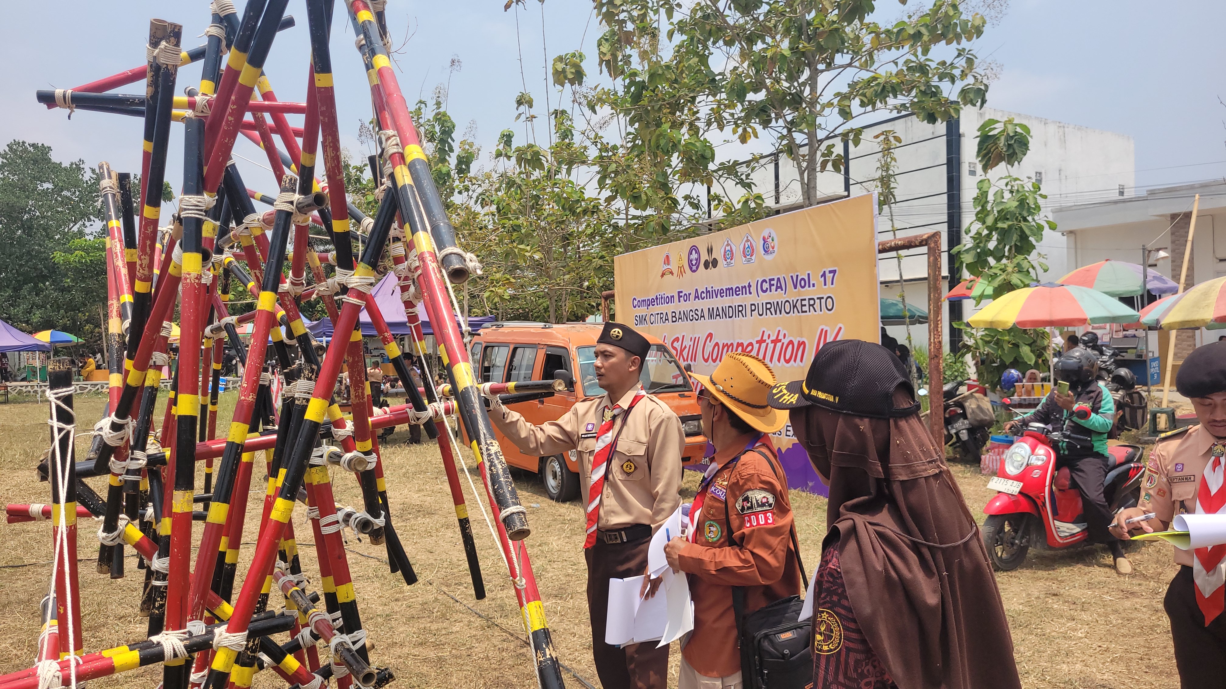 51 Regu Penggalang Adu Keterampilan di Scout Skill Competition SMK Citra Bangsa Mandiri