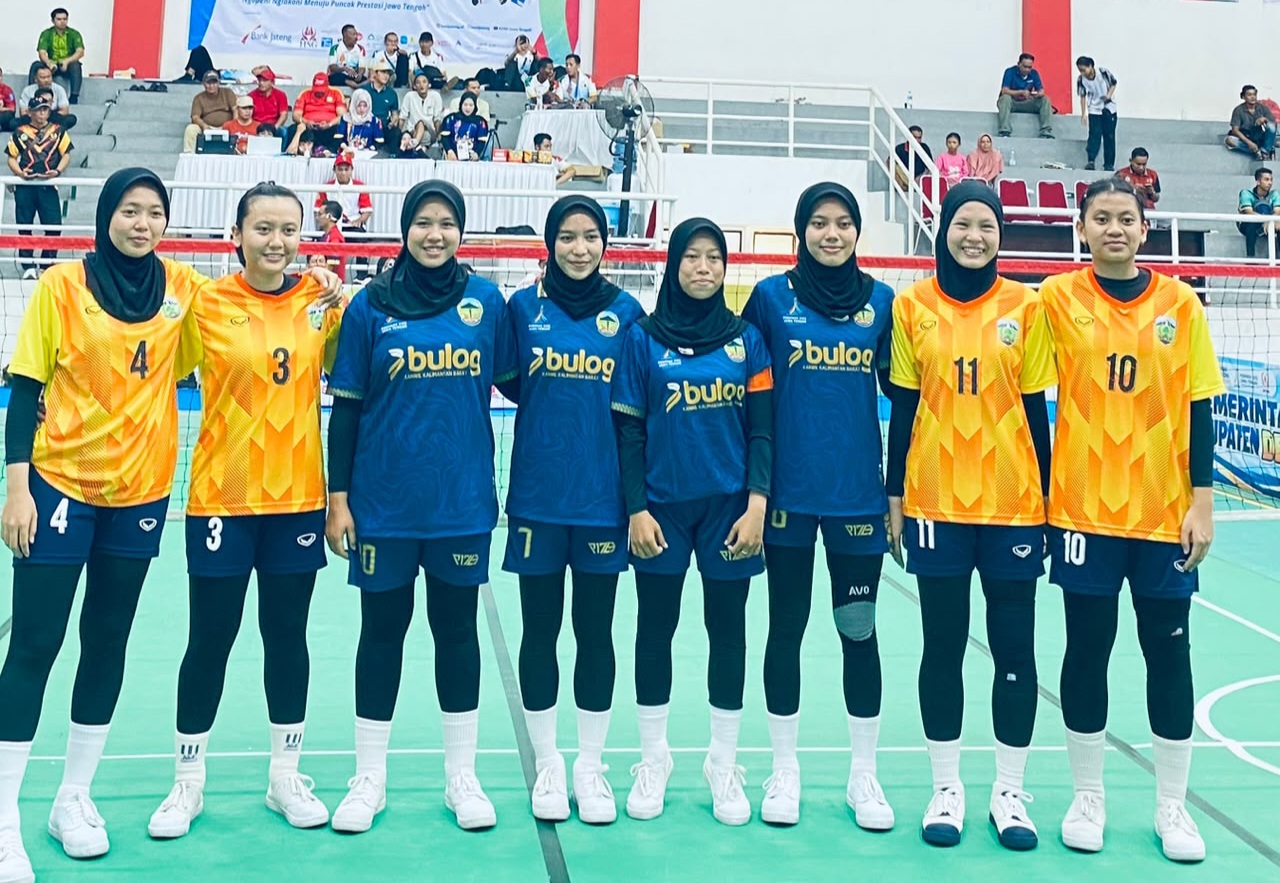 Cabor Sepak Takraw Putri Banyumas (Biru)Raih Medali Perunggu Porprov Jateng 2026 