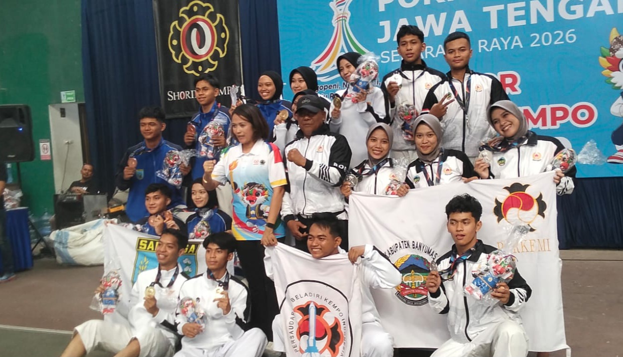 Kenshi Banyumas Dulang Enam Perak dan Lima Perunggu Porprov Jateng 2026