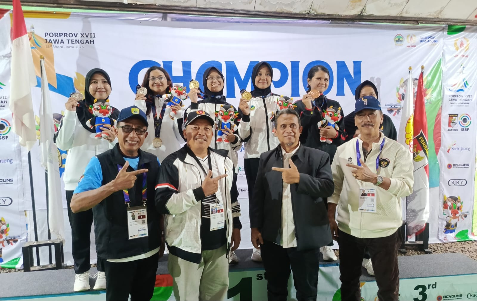 Cabor Menembak Banyumas Tambah 2 Medali Emas, Total 8 Medali Porprov 2026